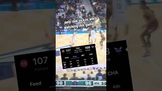 the Pistons and Hornets were playing like its Game 7 😭 hornets pistons [upl. by Eellah209]