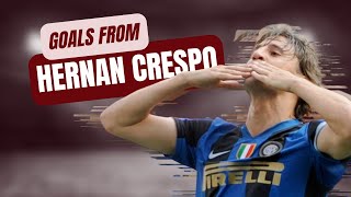 A few career goals from Hernan Crespo [upl. by Linder]