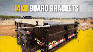 Big Tex Trailers 14XD Board Bracket [upl. by Holmann198]