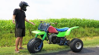 The Fastest Three Wheeler Ever Made Kawasaki Tecate 3 250cc Top Speed [upl. by Holder]