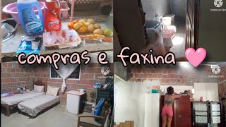 CUIDANDO DE UMA BEBÃŠALGUMAS COMPRAS DE MERCADOACABOU EM FAXINA ðŸ©· [upl. by Lajet]