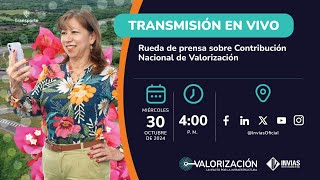 Rueda de prensa sobre Valorización [upl. by Artemas]