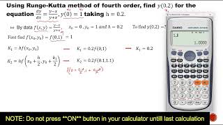 Runge Kutta Method of 4th Order  Solution of ODE By Numerical Method  Shortcut to solve problems [upl. by Nirra388]