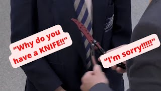 Boy brings KNIFE into School EDUCATING GREATER MANCHESTER Reaction [upl. by Gloria]