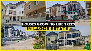 LAGOS NIGERIA  BEAUTIFUL ESTATE IN IKOTA  LEKKY COUNTY HOMES ESTATE LAGOS [upl. by Ahsatal]