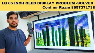 Lg 65 INCH OLED display not turning ononly red indicator lg oled [upl. by Burne]