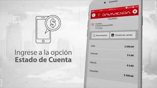 Cómo descargar Estados de cuenta  App Davivienda El Salvador  Banco Davivienda [upl. by Analli]