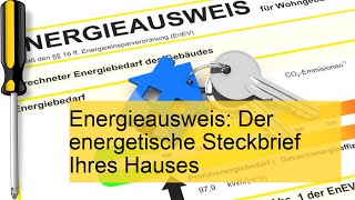 Energieausweis Die wichtigsten Infos [upl. by Annovoj695]