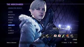 RESIDENT EVIL 6 ALL CHARACTERS AND COSTUMES [upl. by Quillan]