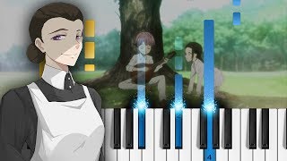 Yakusoku no Neverland  quotIsabella’s Lullabyquot  EASY Piano Tutorial [upl. by Ydnec]