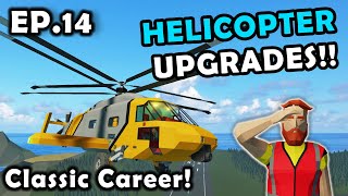 COAXIAL HELICOPTER UPGRADES Stormworks Classic Career Survival S3E14 [upl. by Zile72]