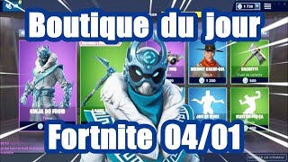 Fortnite  La boutique du jour du 4 Janvier  Ninja du froid [upl. by Wavell156]