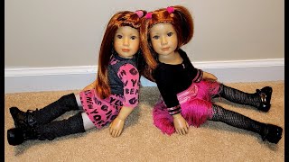 Two of my Kidz N Cats Dolls choreographed their own routine to Beat It They are so adorable amp fun [upl. by Ahsial]