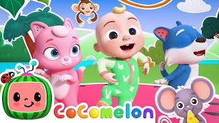 Animal Dance Dance Party  CoComelon Animal Time  Animals for Kids [upl. by Ynattib26]