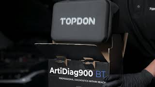 TOPDON ArtiDiag900 BT Bidirectional Diagnostic Tool Unboxing [upl. by Leirud589]