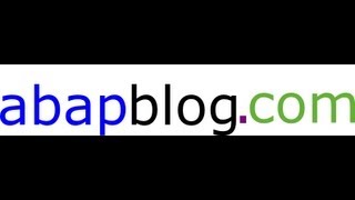 ABAPblogcom ABAP Selection Screen Tutorial Part 1  Parameters [upl. by Anits]