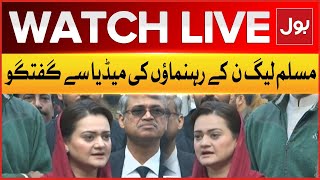 LIVE PMLN Leaders Media Talk  General Elections In Pakistan  BOL News [upl. by Saxena]