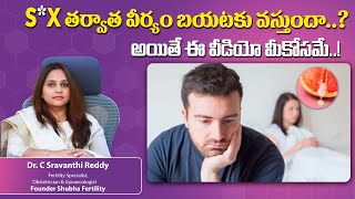 Sperm Leakage After Intercourse in Female  Best Fertility Center in Hyderabad  Shubha Fertility [upl. by Balf529]