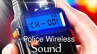 Police Wireless Sound  Police Radio Chatter Sound Effects  Sound Effects Bar [upl. by Aliuqa157]