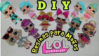 Resinas para centros de Moño LOL SURPRICE DOLLS BOWS [upl. by Clauddetta]