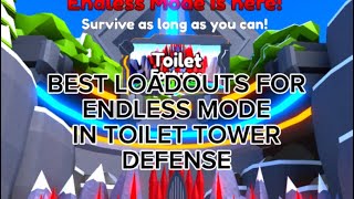 BEST LOADOUTS FOR ENDLESS MODE IN TTD [upl. by Schwerin]