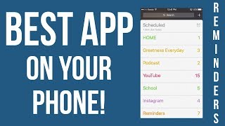 How To Use The Reminders App on iPhone [upl. by Isied]