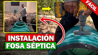 💥 INSTALACIÓN DE FOSA SEPTICA DETALLADO ✅APRENDE A INSTALAR una FOSA SÉPTICA FÁCIL [upl. by Ailehs]