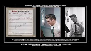 1958 RCA Aint That Loving You Baby Takes 9 10 Take 11 LFS Fast Tempo Elvis Presley [upl. by Grindle752]