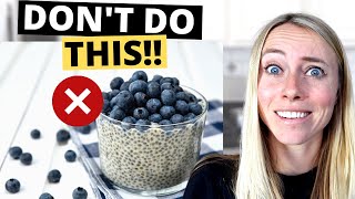 3 Chia Pudding Mistakes That Are Causing You To GAIN Weight [upl. by Hewet]