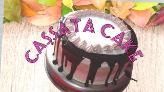 Cassata Cake Recipe Four Flavored Cake Recipe Malayalam [upl. by Berry]