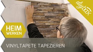 Vinyltapete tapezieren [upl. by Rabi88]