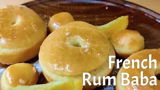 French rum baba  How to make rum baba  Baba au rhum recipe [upl. by Akinot104]