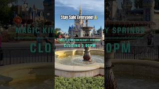 Disney World Theme Park Closures Announced Due to Hurricane Milton disneyworld hurricane [upl. by Nani]