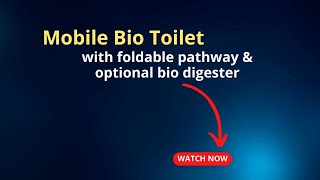 Mobile BioToilet with folding pathway Cbs Technologies  Must watch [upl. by Roseanna]