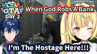 God Hoshikawa Kidnaps The Loudest Possible Hostage Leos NijiGTA ClipEng Subs [upl. by Notniw]