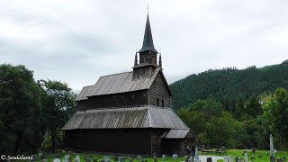 Norway  Kaupanger stavkirke stave church [upl. by Nnahtur]