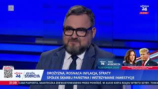 quotStrefa Starciaquot Michał Adamczyka w telewizji wPolsce24 [upl. by Cutlerr]