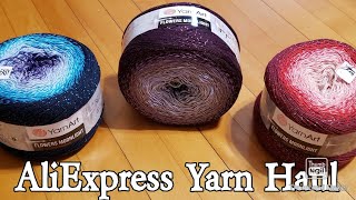 AliExpress Yarn Haul  Hobium  YarnArt Flowers Moonlight [upl. by Ebanreb998]