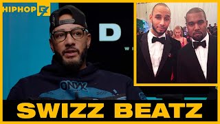 Swizz Beatz Compares Kanye West MBDTF Sessions quotMusical Genius Frat Housequot [upl. by Vershen]