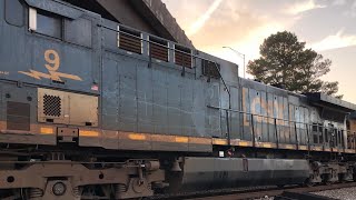 Switching in Fairburn Ga amp MOW truck doing maintenance on the CSX A amp WP sub 1142024 Enjoy [upl. by Atinuj5]