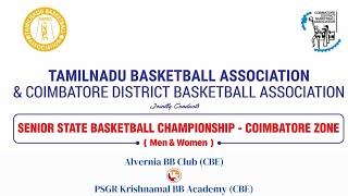 Alvernia BB Club CBE Vs PSGR Krishnamal BB Academy CBE WOMEN TNBA amp CDBA COIMBATORE ZONE [upl. by Anitnerolf]