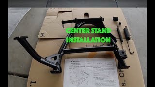 Center stand installation on Honda NC750X [upl. by Mcloughlin]