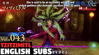 Shin Megami Tensei 5 Vengeance  Tzitzimitl Vol043 ENGLISH SUBS [upl. by Yna]