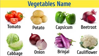 Panch Sabjiyon ke naam 5 सब्जियों के नाम  5 Vegetables Names In english and Hindi vegetables name [upl. by Wirth619]