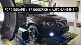 FORD ESCAPE GEN 2 TERGANTENG  EFEK BAN BF GOODRICH  fordescape bfgoodrich [upl. by Vale485]