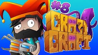 Minecraft  Crazy Craft  Ep 8  Chuck is OP [upl. by Kcirre]