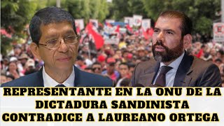 CORTO CIRCUITO DENTRO DE LA DICTADURA SANDINISTA LAUREANO ORTEGA ES DESMENTIDO EN LA ONU [upl. by Jarietta991]