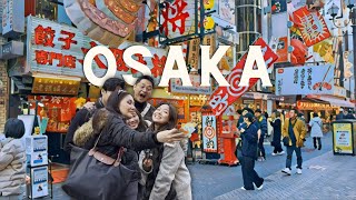 🇯🇵 Osaka Japan  4K Walking Tour amp Captions with an Additional Information [upl. by Ahsemat20]