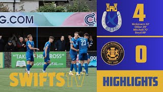 Extended Highlights  Dungannon Swifts 40 Carrick Rangers  28092024 [upl. by Beatty568]