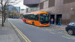 TOPODYN Cardiff Bus Scania K250UB Irzar i3 On Route 2 783 [upl. by Auqeenahs248]